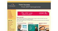 Desktop Screenshot of erptrainingcenter.com